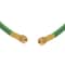 Continental 3/8" x 75' Green EPDM Rubber Air Hose, 300 PSI, 3/8" FNPSM x FNPSM HZG03830-75-41 - alternate 2